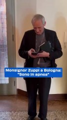 Monsignor Zuppi a Bologna: "Sono in apnea"