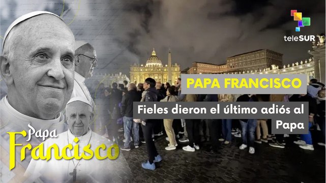 Cerca de 50 mil fieles católicos dieron el último adiós al Papa Francisco