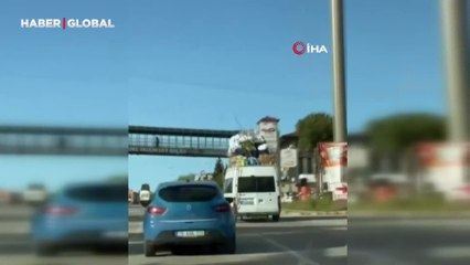 Tehlikeli taşımacılık ve yolculuklar kamerada