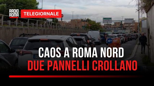 Traffico, Galleria Giovanni XXIII chiusa per caduta pannelli