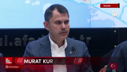 Murat Kurum uyardı: İstanbul'un kaybedecek bir saniyesi bile yok