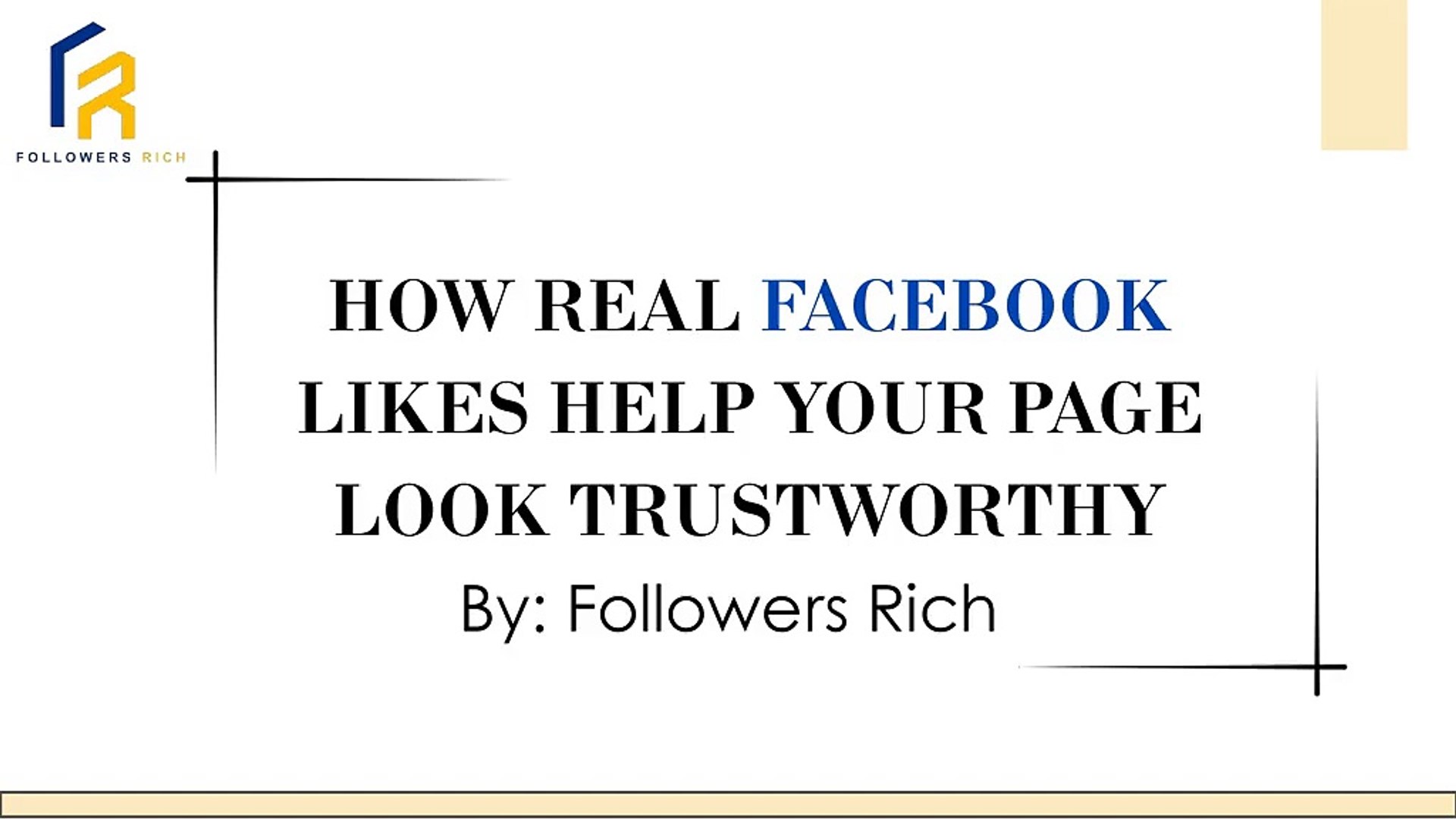 ⁣How Real Facebook Likes Help Your Page Look Trustworthy