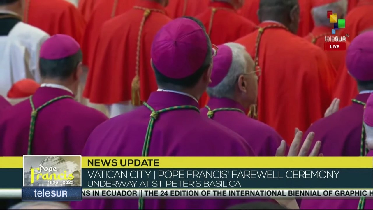 Vatican City | Cardinals and archbishops bid farewell to Pope Francis