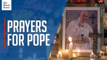 Memorials and prayers for Pope Francis around the world