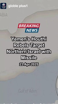 Houthi Rebels Strike Israel with Missile | Sirens in Haifa | Regional Tensions Rise