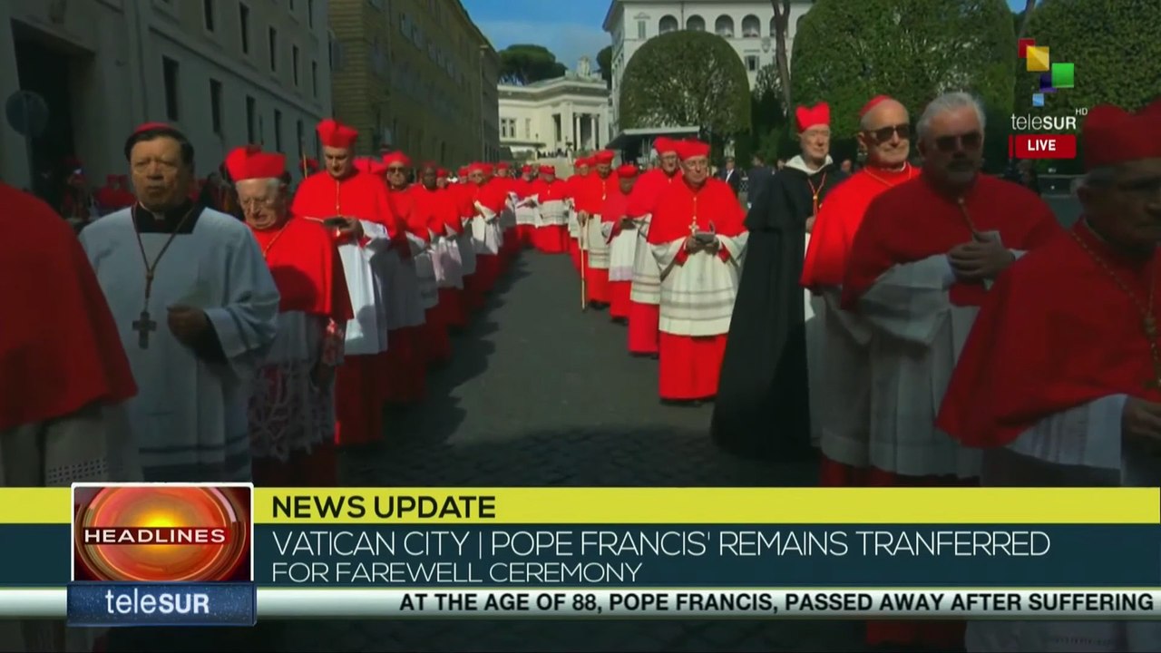 Vatican City | Pope Francis’ mortal remains are transferred to St. Peter’s Basilica
