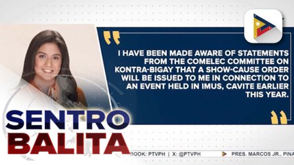 Rep. Camille Villar, itinanggi ang alegasyon ng vote-buying