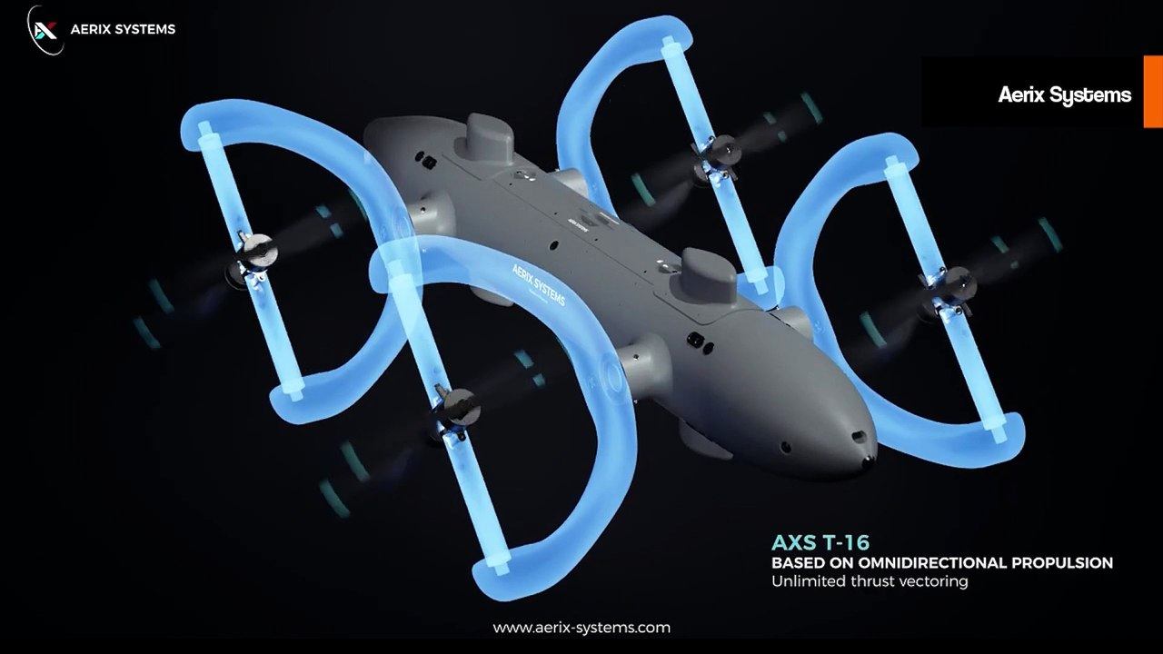 Aerix Systems stellt kompakten und äußerst wendigen Drohnen mit verstellbarem Antrieb vor