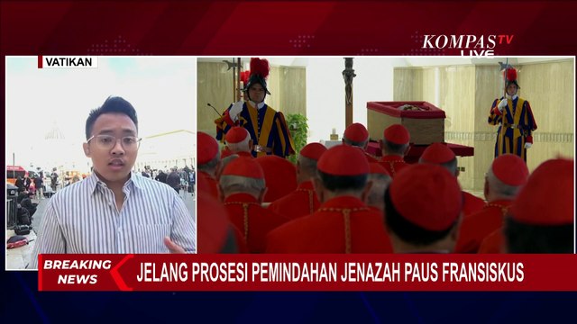 Rangkaian Prosesi Pemindahan Jenazah Paus Fransiskus dari Santa Marta ke Basilika Santo Petrus