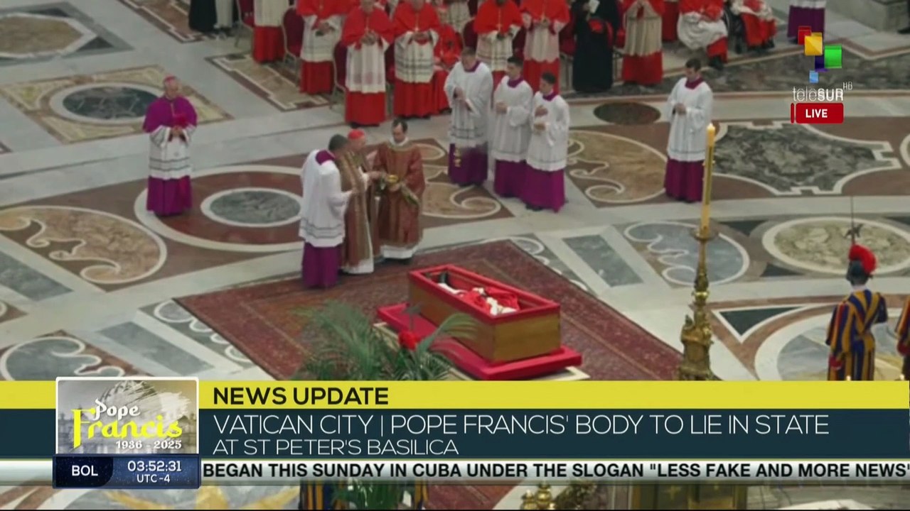 Vatican City | Pope Francis’ farewell ceremony underway