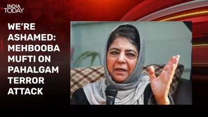 We’re ashamed, sorry that it happened in Kashmir: Mehbooba Mufti on terror attack