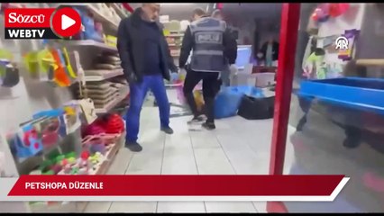 İstanbul'da petshopa düzenlenen uyuşturucu operasyonda 4 şüpheli yakalandı
