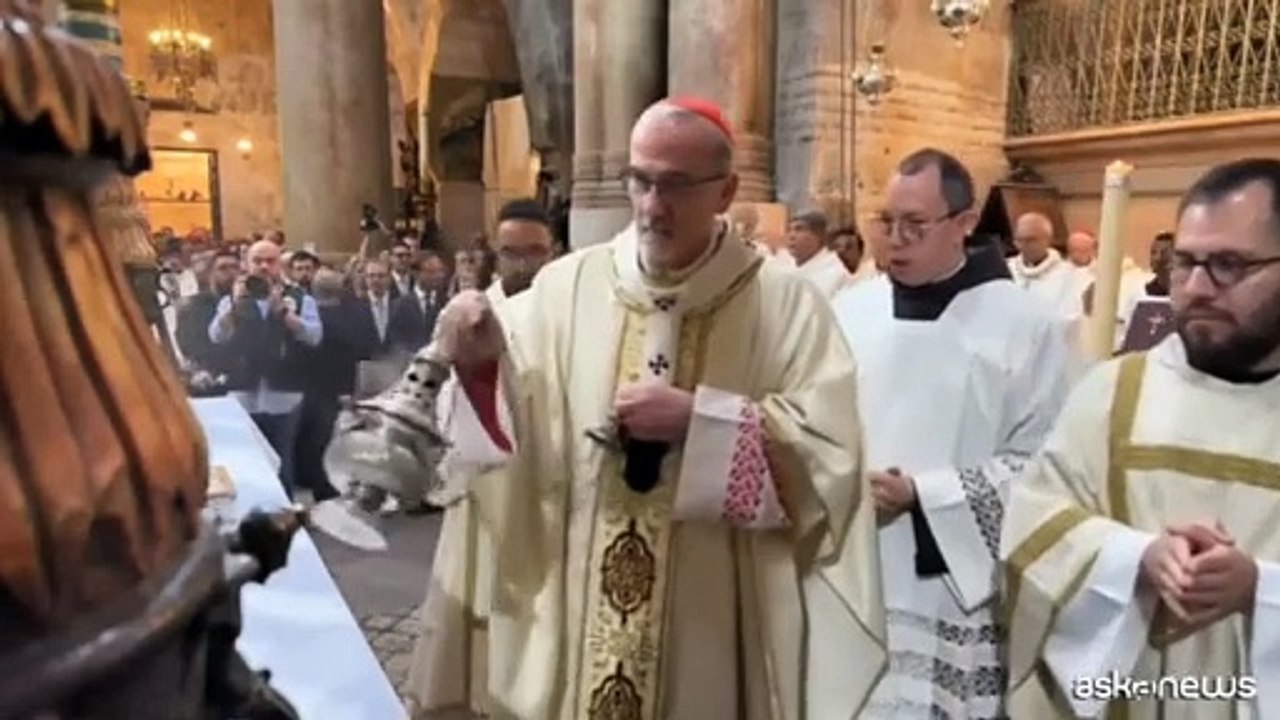 Papa, a Gerusalemme messa di requiem nella Chiesa del Santo Sepolcro