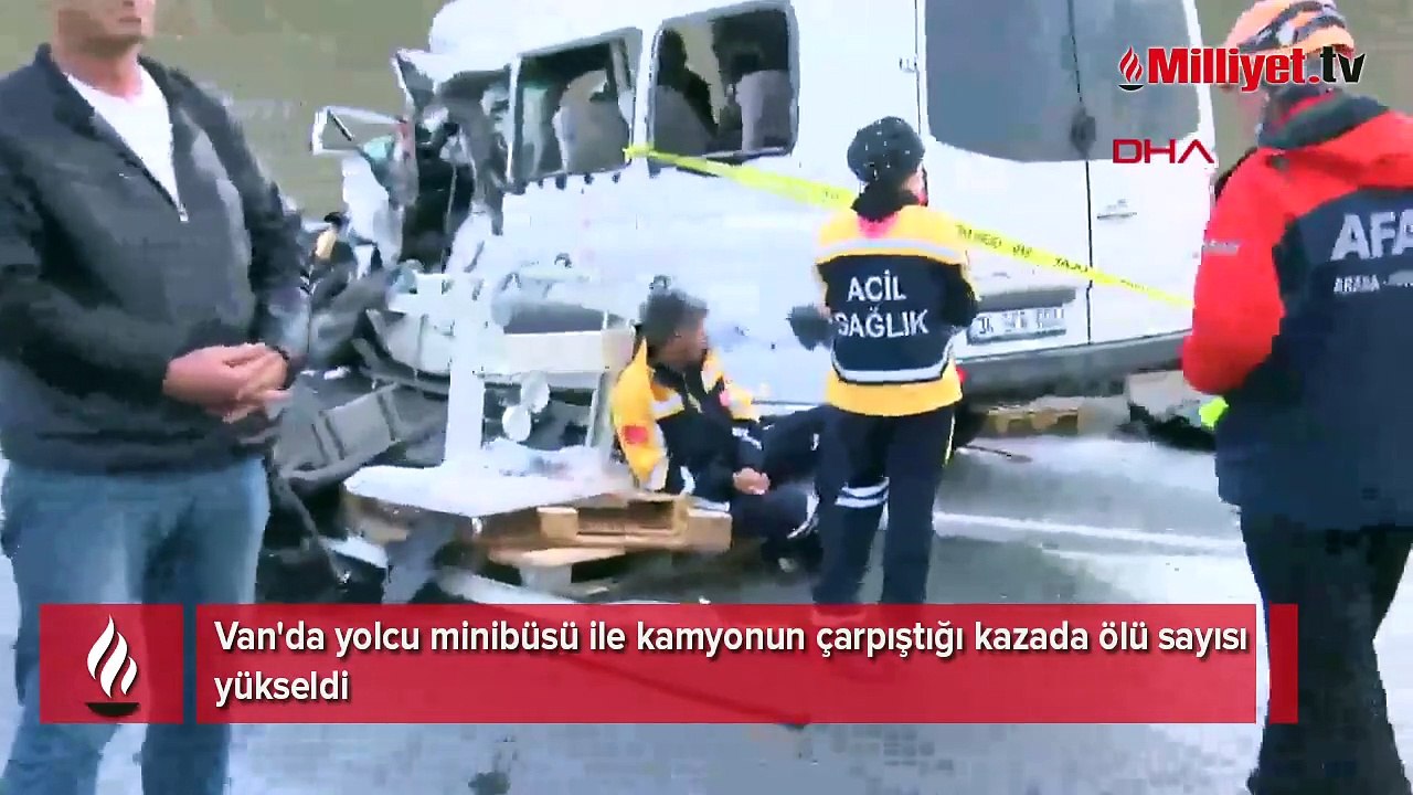Van'da 8 kişinin öldüğü katliam gibi kazada acı detay