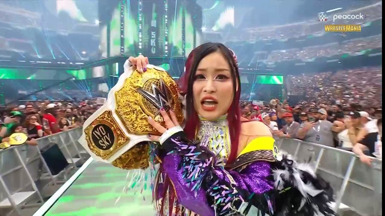 WWE Wrestlemania 41 WWE Womens World Championship Iyo Sky vs Bianca Belair vs Rhea Ripley