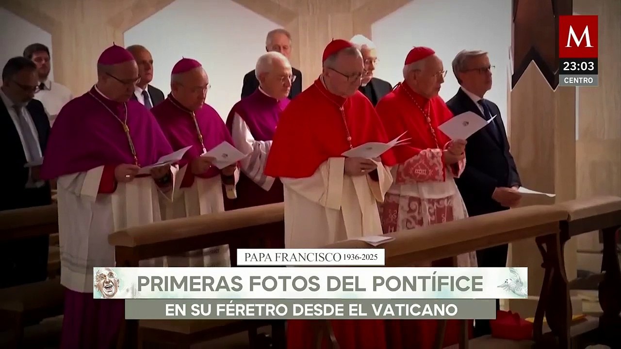 Primeras imágenes del Papa Francisco en su féretro y su elección de descansar en la Casa Santa Marta