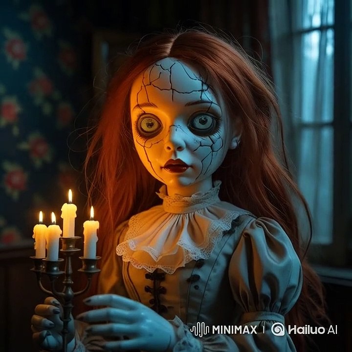 Red eyes doll