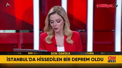 İstanbul’da hissedilen deprem