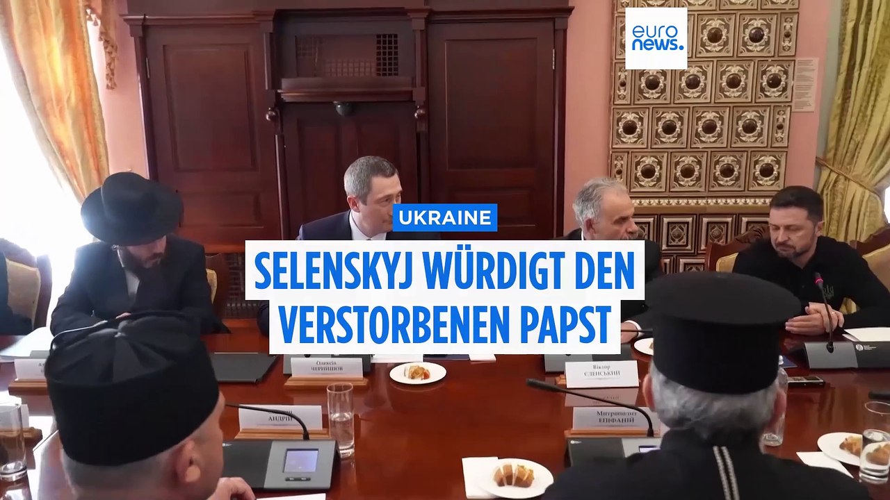 Selenskyj würdigt verstorbenen Papst als einen der 'wichtigsten Glaubensführer der Welt'