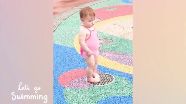 Funny Babies Playing With Water Baby Outdoor Videos