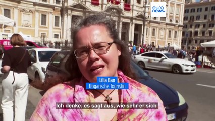 Papst Franziskus: Zeremonie rund um Begräbnis hat begonnen