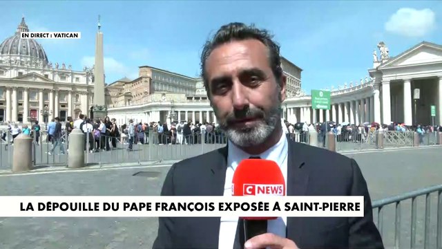 La dépouille du pape François exposée à Saint-Pierre