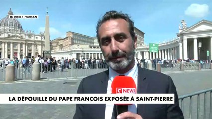 La dépouille du pape François exposée à Saint-Pierre
