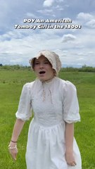 hows looking an American tomboy girl in 1800s