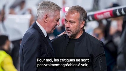Barcelone - Flick vole au secours de Ancelotti visé par les critiques