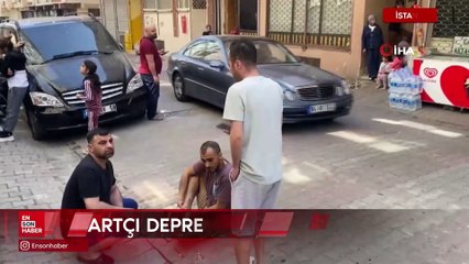 Bahçelievler'de deprem sırasında balkondan atlayarak yaralandı