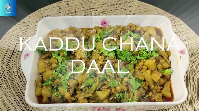 Kaddu Chana Daal Recipe | Dhaba Style lauki Chana Daal Recipe By Spice Bite
