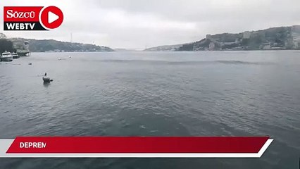 Deprem sırasında İstanbul Boğazı
