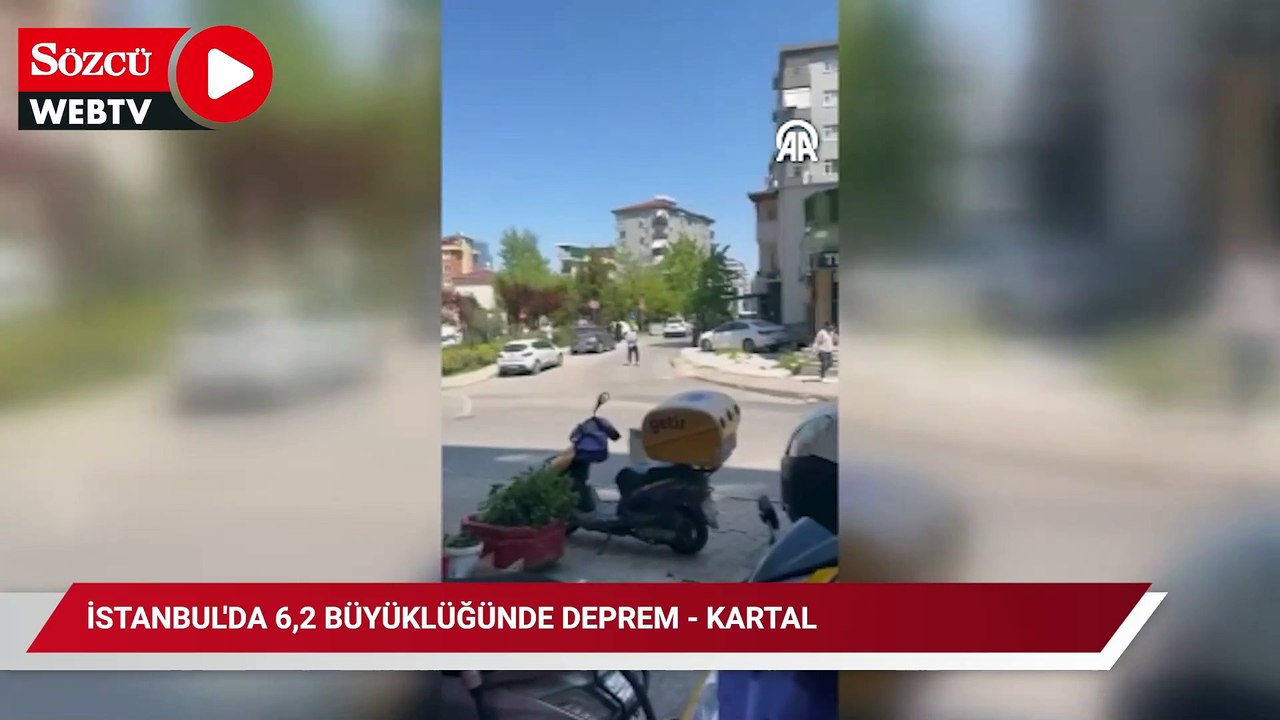 İstanbul'da 6,2 büyüklüğünde deprem - Kartal