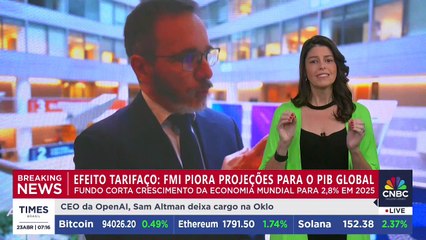 Tarifaço freia crescimento global e pressiona mercados; economista analisa