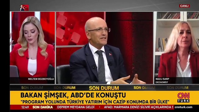 İstanbul'daki depreme CNN Türk ekranlarında canlı yayında yakalandı