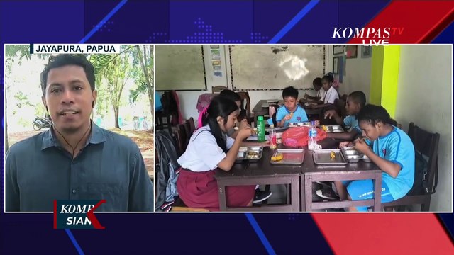 Pembagian Makan Bergizi Gratis Hari Kedua Disambut Antusias Siswa di Jayapura