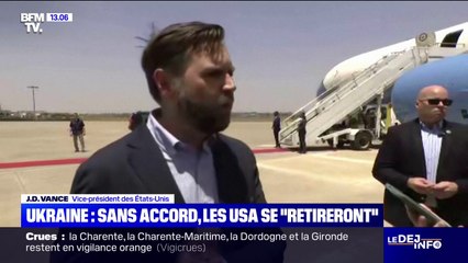 L'Ukraine et la Russie doivent s'entendre sur un accord sinon les États-Unis "se retireront", prévient J.D. Vance