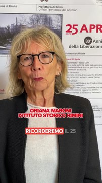 Rimini - Rimini fu insignita della Medaglia d'oro al Valore civile (23.04.25)