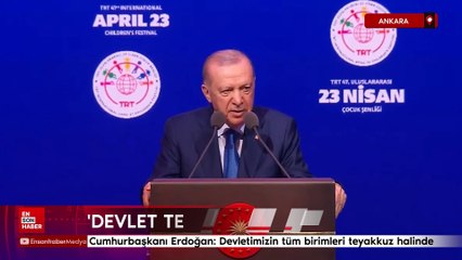 Cumhurbaşkanı Erdoğan: Devletimizin tüm birimleri teyakkuz halinde