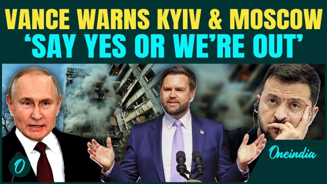 JD Vance Warns ‘FINAL OFFER’: Ukraine-Russia MUST Accept Deal Or U.S. Will ABANDON Peace Talks