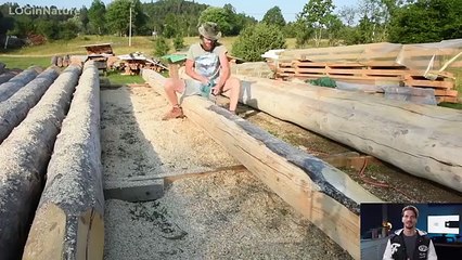 Father Builds Amazing Log House for his Family