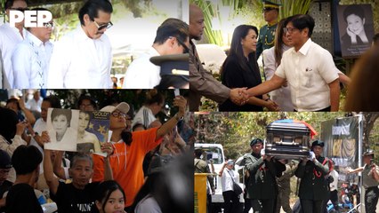 Mga artista at pulitiko sa burol at libing ni Nora Aunor | PEP Hot Story