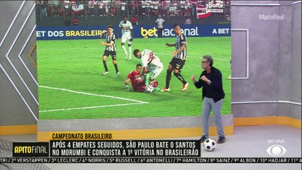 VAR disse que lance de São Paulo e Santos só parou a bola, diz Marília Ruiz