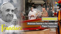 Restos mortales del Papa Francisco están en la basílica de San Pedro