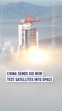 China sends six new test satellites into space