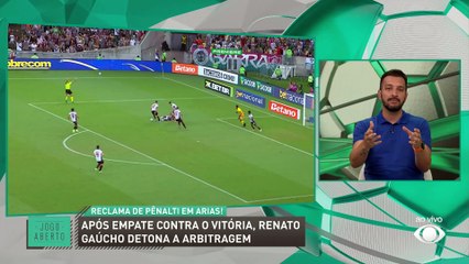 Lance polêmico em Fluminense x Vitória foi pênalti? Jogo Aberto analisa