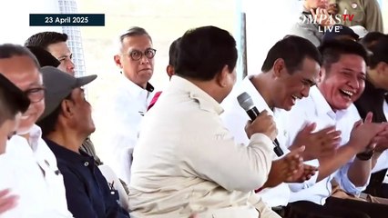 Canda Prabowo ke Mentan Amran: Kalau Menteri Pertanian Tidak Hitam, Saya Curiga