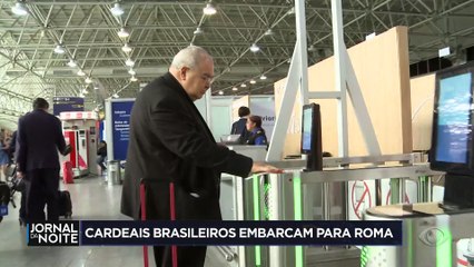 Brasileiros envolvidos na escolha do novo papa começaram a embarcar para Roma
