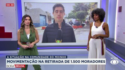 Governo de SP retira famílias da Favela do Moinho, no centro de SP