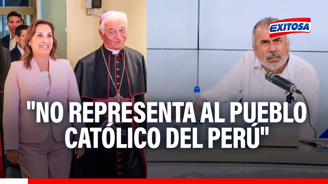 Nicolás Lúcar arremete contra Boluarte por permiso para viajar al Vaticano: "No representa al pueblo católico del Perú"